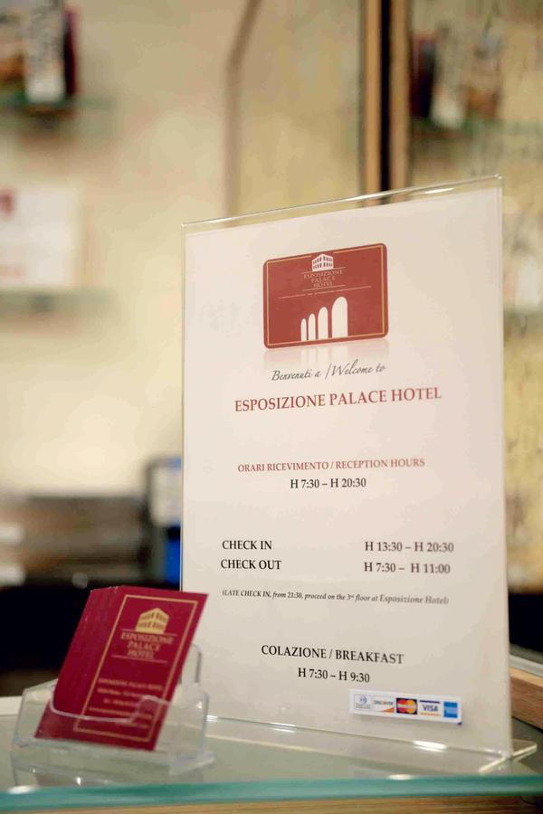 Esposizione Palace Hotel Rom Exteriör bild